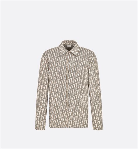 Dior Oblique Overshirt Multicolor Cotton Knit 